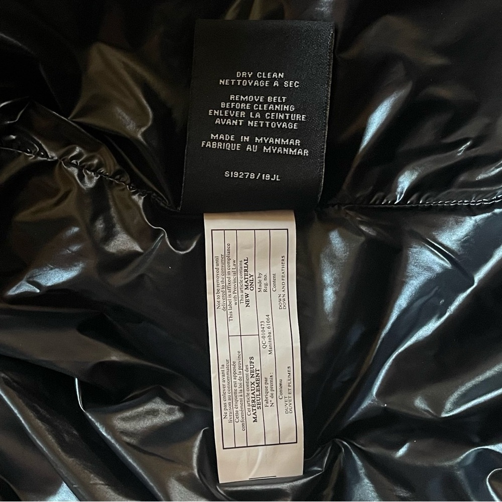 NWOT SAKS 5th-S13 New York, 3/4 Puffer Down Faux Fur Hood, Belt - Picture 14 of 16
